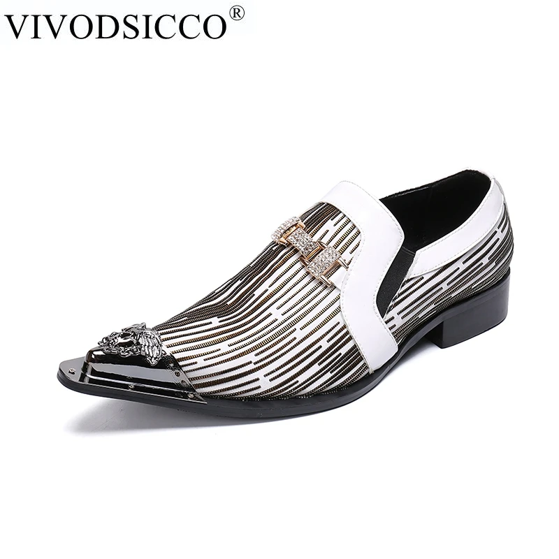 VIVODSICCO Italian Handmade Pointed Toe Mens Dress Wedding Shoes Work Office Casual Party Shoe Metal Tip zapatos de hombre derbi
VIVODSICCO Italian Handmade Pointed Toe Mens Dress Wedding Shoes Work Office Casual Party Shoe Metal Tip zapatos de hombre derbi