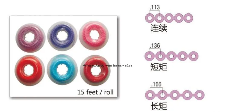 good quality 2s Dental Orthodontic power chain Elastolink Elastic Ultra Power Chain 15FT mix color ligature tie
good quality 2s Dental Orthodontic power chain Elastolink Elastic Ultra Power Chain 15FT mix color ligature tie