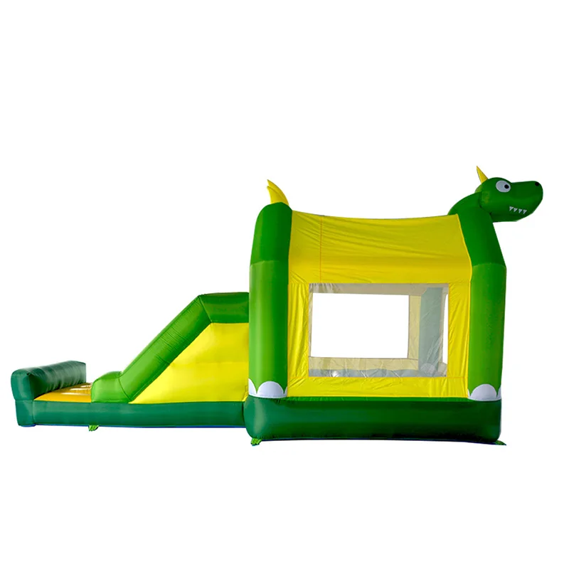Ярдовый зеленый Змеиный надувной батут для детей|slide inflatable|bounce housebouncy castle |