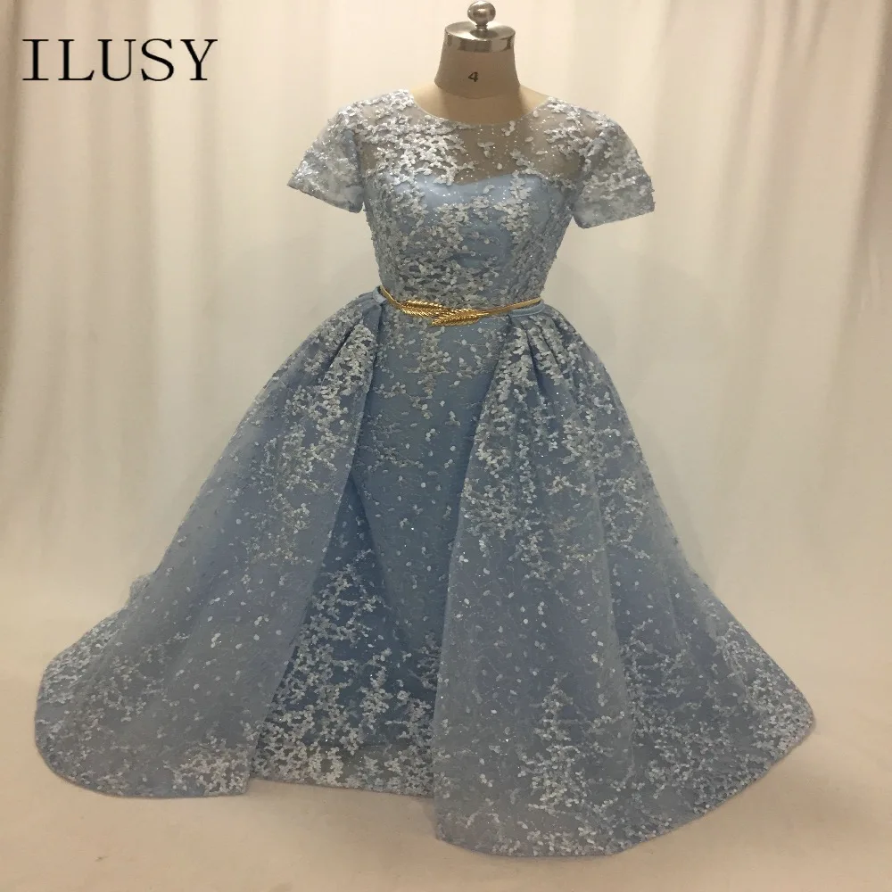 ILUSY Sky Blue Evening Dress With Beads A-LINE Evening Prom Gowns Pleated Vestidos De Soiree
ILUSY Sky Blue Evening Dress With Beads A-LINE Evening Prom Gowns Pleated Vestidos De Soiree