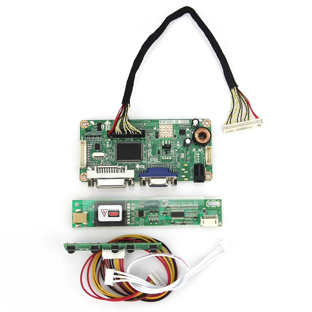VGA + DVI M. RT2261 M. RT2281 LCD/LED плата драйвера контроллера для LQ164D1LD4A LVDS монитор повторного использования ноутбука 1600*900
VGA + DVI M. RT2261 M. RT2281 LCD/LED плата драйвера контроллера для LQ164D1LD4A LVDS монитор повторного использования ноутбука 1600*900