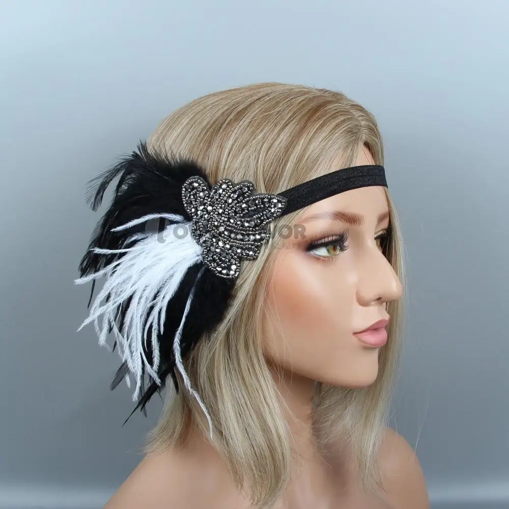 New Design Headband Wedding Hair Accessories Crystal Bridal Head Band Beaded Black Feather Headpiece
New Design Headband Wedding Hair Accessories Crystal Bridal Head Band Beaded Black Feather Headpiece