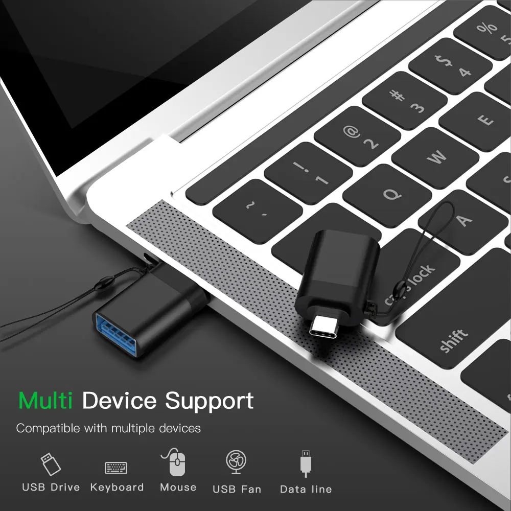 Адаптер для быстрой зарядки Micro USB Type C 3.0 устройство и передачи данных Samsung Galaxy S8 S9