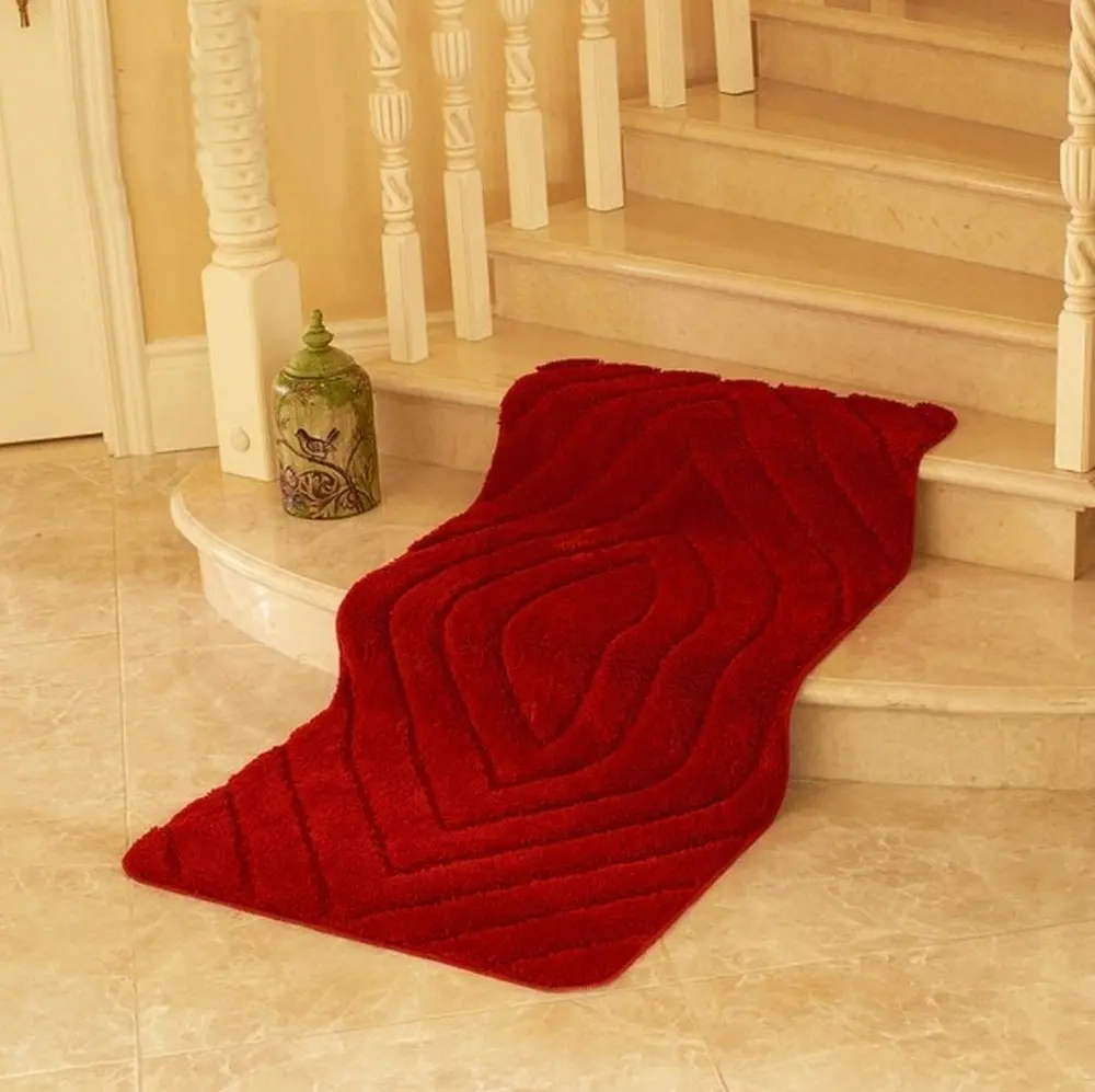 NiceRug Non-Slip Bathroom Rugs Dark Red Microfiber Livingroom Carpet Floor Mat/pads for Kitchen Floor Doorway Home Decoration
NiceRug Non-Slip Bathroom Rugs Dark Red Microfiber Livingroom Carpet Floor Mat/pads for Kitchen Floor Doorway Home Decoration