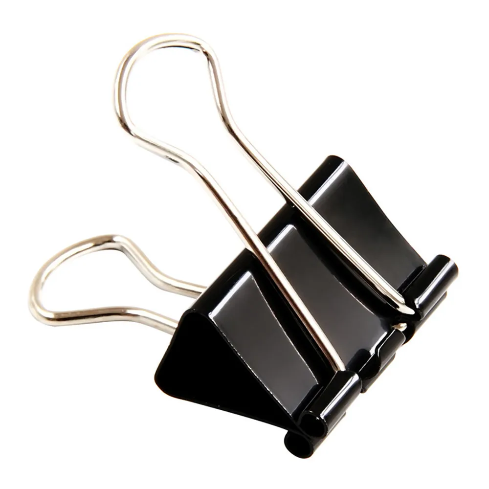 12pcs Metal Black Color Binder Paper Clips 19/25/32/41mm Tickets Photos Binder Office Document Paper Clamp School Binding Supply
12pcs Metal Black Color Binder Paper Clips 19/25/32/41mm Tickets Photos Binder Office Document Paper Clamp School Binding Supply
