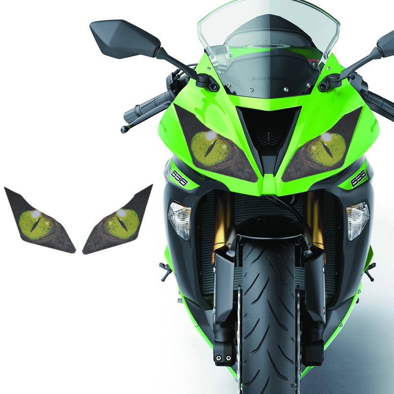 Аксессуары для мотоциклов Z1000 2015-2018 636 наклейка на фару ZX 6R 10R 2013-2015 | Автомобили и