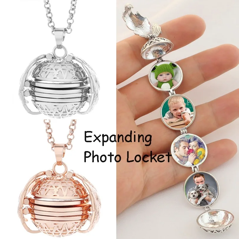 Magic Photo Pendant Memory Floating Expanding Photo Locket Necklace Plated Angel Wings Flash Box Fashion Album Box Necklaces
Magic Photo Pendant Memory Floating Expanding Photo Locket Necklace Plated Angel Wings Flash Box Fashion Album Box Necklaces
