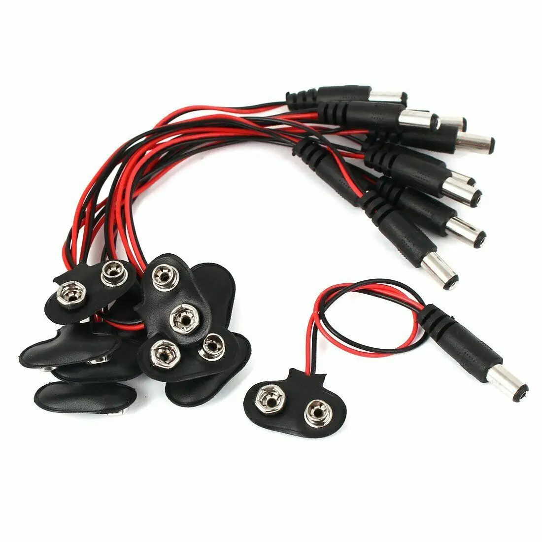 Новая 9V батарея Buck камера Cctv аккумуляторная защелкивающийся разъем зажим 5 5x2 1 мм