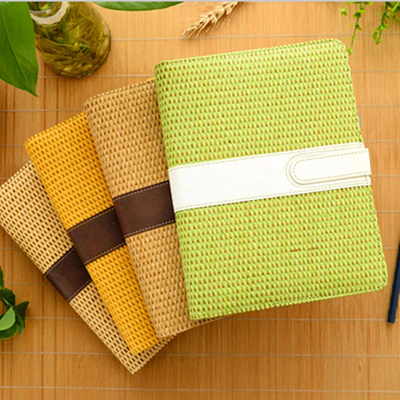 Cheng Jia Brand Straw Cover Notebook A5 leather Spiral Binder Magnetic Office weekly planner Gift travelers Journals Notebooks
Cheng Jia Brand Straw Cover Notebook A5 leather Spiral Binder Magnetic Office weekly planner Gift travelers Journals Notebooks