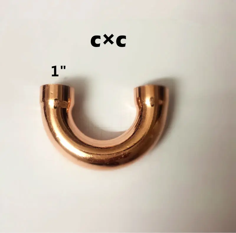 1 " 25.4mm 180 degree Return Bend C X C copper elbow brass fitting refrigeration parts air condition fittings pipe fitting
1 " 25.4mm 180 degree Return Bend C X C copper elbow brass fitting refrigeration parts air condition fittings pipe fitting