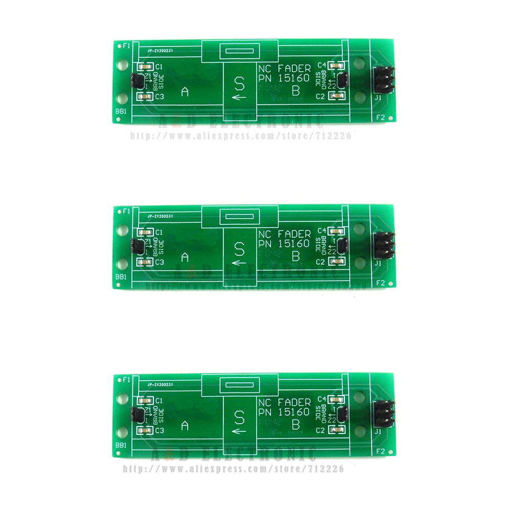 3 шт./лот сменный фейдер для RANE NC Hall Sensor PCB Assy TTM57sl TTM56 TTM56s DJ миксеры PN15160 |