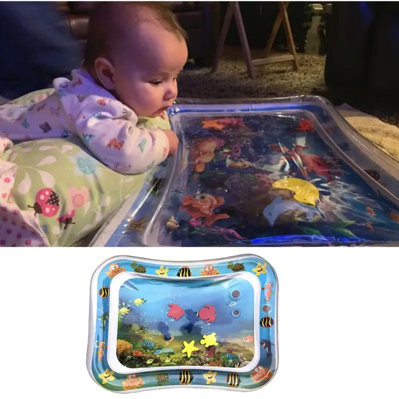 Новые детские игрушки надувные на животике воды игровой коврик центром для