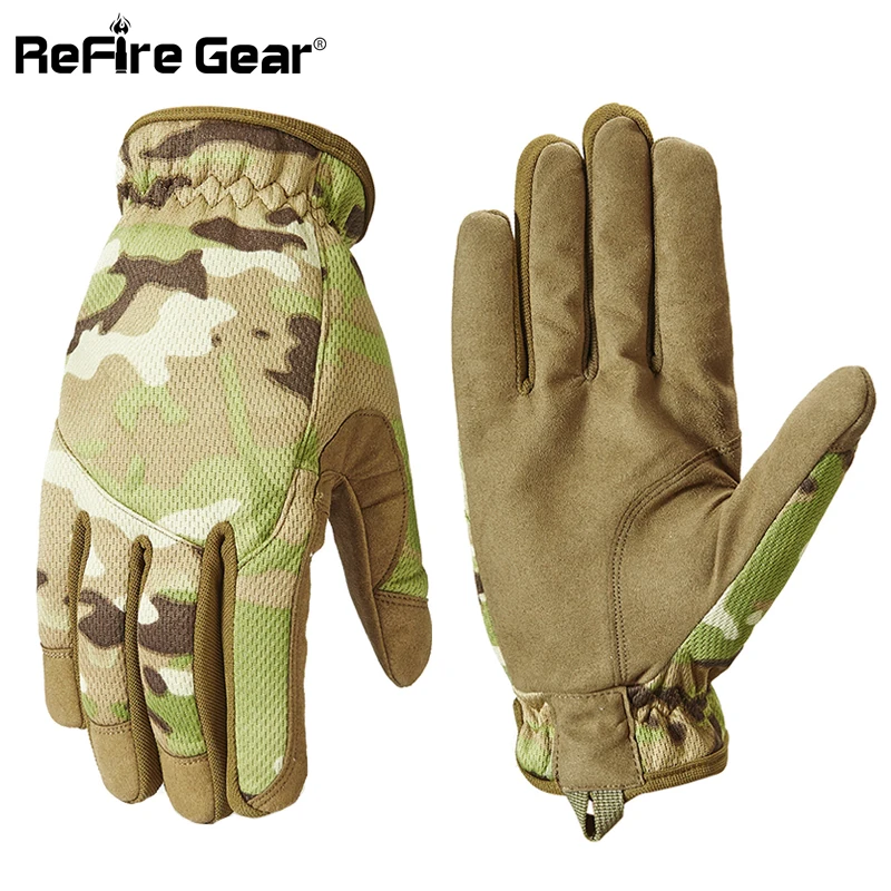 ReFire Gear Men's Military Camouflage Gloves Winter Full Finger Army Combat Tactical Gloves Camo Shoot Bicycle Paintball Gloves
ReFire Gear Men's Military Camouflage Gloves Winter Full Finger Army Combat Tactical Gloves Camo Shoot Bicycle Paintball Gloves