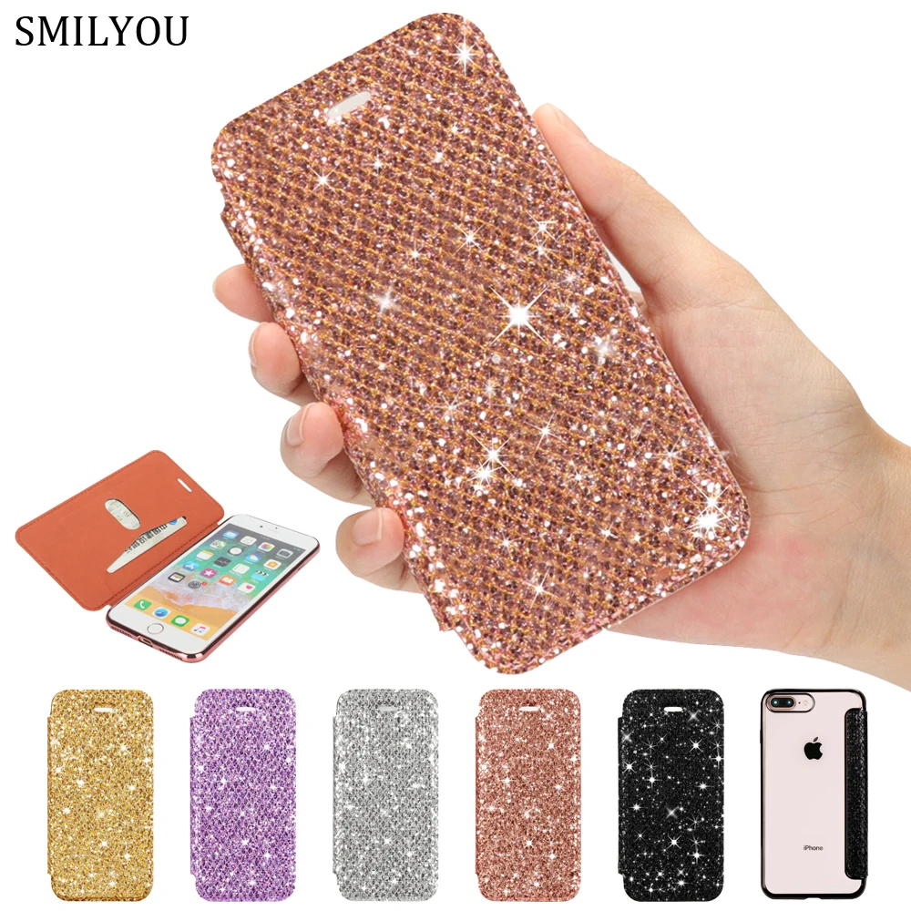Luxury Wallet Flip Book PU Leather Phone Case For iPhone X XR XS Max 5 5S SE 6 6S 7 8 Plus Glitter Transparent Clear Back Cover
Luxury Wallet Flip Book PU Leather Phone Case For iPhone X XR XS Max 5 5S SE 6 6S 7 8 Plus Glitter Transparent Clear Back Cover