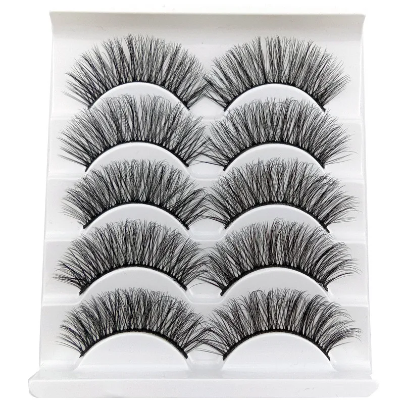 5 Pairs Hand Cotton False Eyelashes Messy Soft Natural Thick Fake Eyelashes 3D Three Dimensional Makeup Tools Eyelashes 2019
5 Pairs Hand Cotton False Eyelashes Messy Soft Natural Thick Fake Eyelashes 3D Three Dimensional Makeup Tools Eyelashes 2019