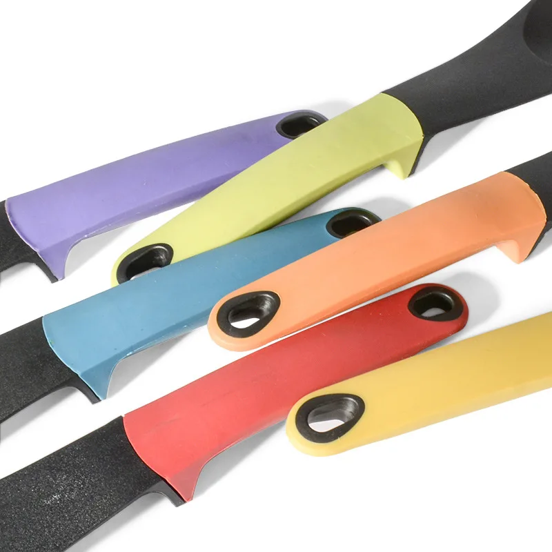 NHM Silicone nylon kitchenware set with 6 pieces of safe and high temperature resistant non-stick pan soup spoon and spatula set
NHM Silicone nylon kitchenware set with 6 pieces of safe and high temperature resistant non-stick pan soup spoon and spatula set