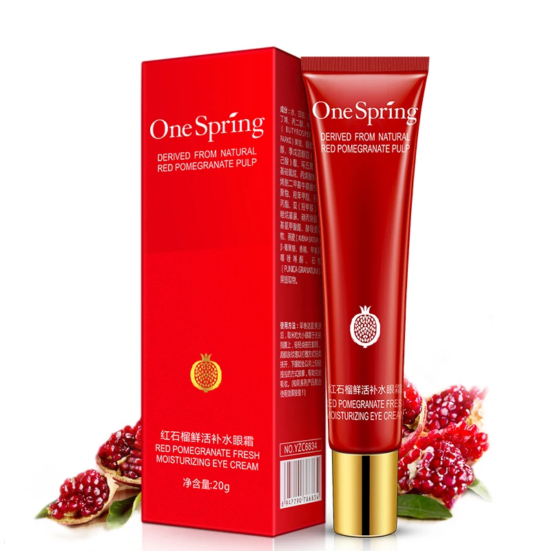 One Spring Red pomegranate Eye Cream Anti Wrinkle Moisturizing Reduce Dark Circle Firming eyes skin care Anti-Aging Eye cream
One Spring Red pomegranate Eye Cream Anti Wrinkle Moisturizing Reduce Dark Circle Firming eyes skin care Anti-Aging Eye cream