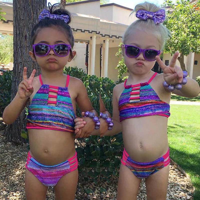 2018 Summer Kids Swimsuits Toddler Baby Kids Girls New Printed Bikini Set Bathing Suit Swimwear Beachwear Children Swim Suits
2018 Summer Kids Swimsuits Toddler Baby Kids Girls New Printed Bikini Set Bathing Suit Swimwear Beachwear Children Swim Suits