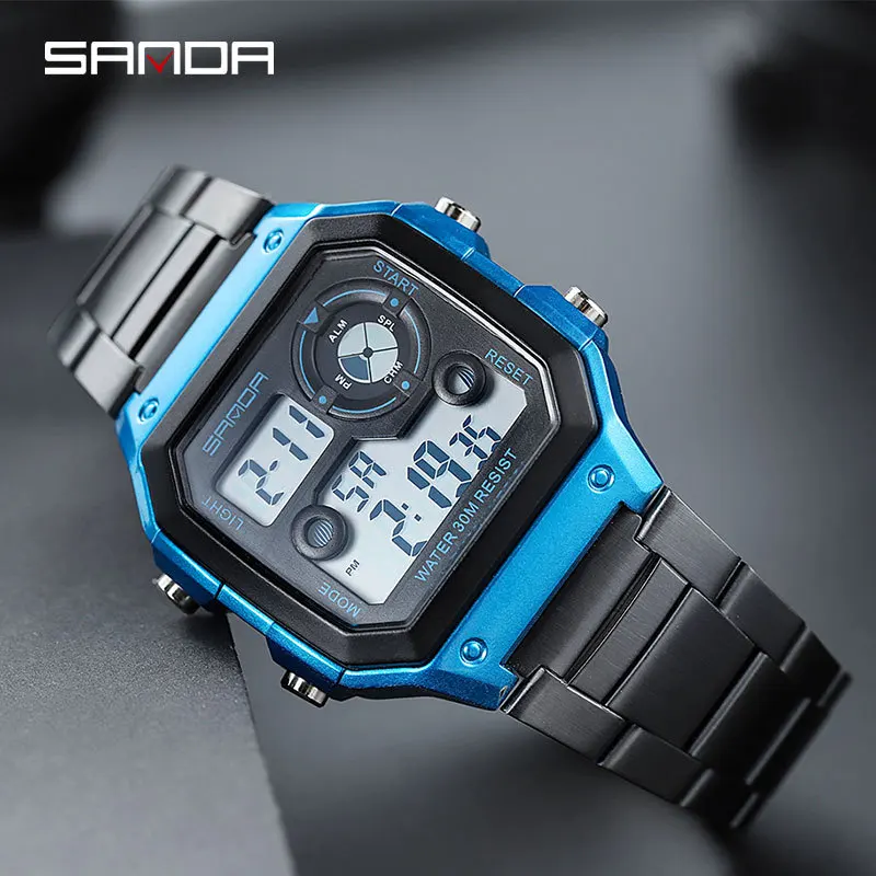 SANDA 2018 Men Sports Watches Waterproof Mens Watches Top Brand Luxury Male Electronic Digital Watch Men Clock Relogio Masculino
SANDA 2018 Men Sports Watches Waterproof Mens Watches Top Brand Luxury Male Electronic Digital Watch Men Clock Relogio Masculino