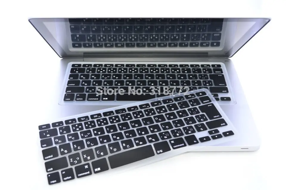 Japanese/English Silicone Soft KeyboardX100 Cover Skin for MacBook Pro/retina 13" 15" 17" Air 13 inch Japanese keyboard
Japanese/English Silicone Soft KeyboardX100 Cover Skin for MacBook Pro/retina 13" 15" 17" Air 13 inch Japanese keyboard