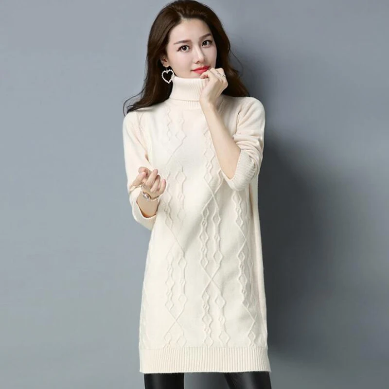 New Hot Women Casual Turtleneck Sweaters 2018 Autumn Winter Pullover And Sweater Thick Warm Knit Long Jumpers pull femme
New Hot Women Casual Turtleneck Sweaters 2018 Autumn Winter Pullover And Sweater Thick Warm Knit Long Jumpers pull femme