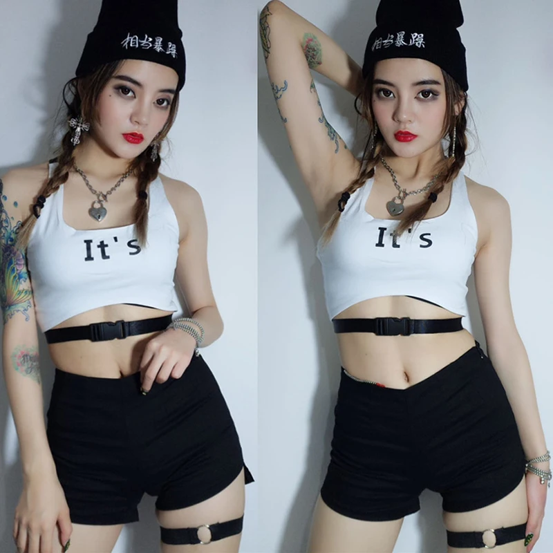 Hip Hop Jazz Dance Costume Women'S Cheerleader Clothes Sexy Nightclub Dj Ds Female Singer Pole Dancing Stage Costumes DL3826
Hip Hop Jazz Dance Costume Women'S Cheerleader Clothes Sexy Nightclub Dj Ds Female Singer Pole Dancing Stage Costumes DL3826