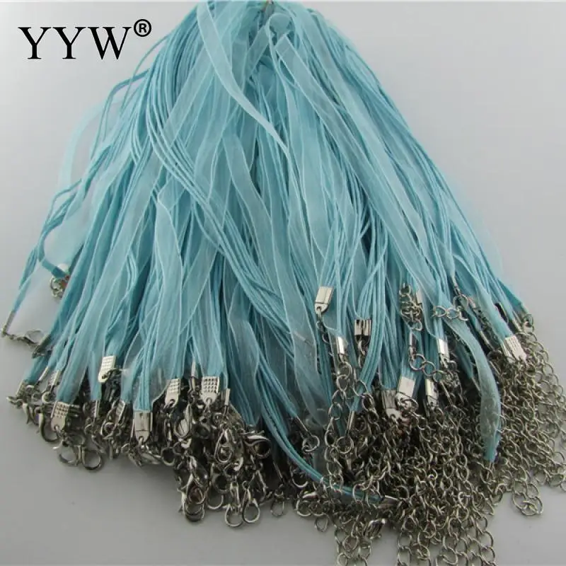 YYW 100 шт./лот 16,9-17,7 дюйма регулируемый шнур из ленты из органзы разных цветов с застежкой «Лобстер» для самостоятельного изготовления ювелир...
YYW 100 шт./лот 16,9-17,7 дюйма регулируемый шнур из ленты из органзы разных цветов с застежкой «Лобстер» для самостоятельного изготовления ювелир...