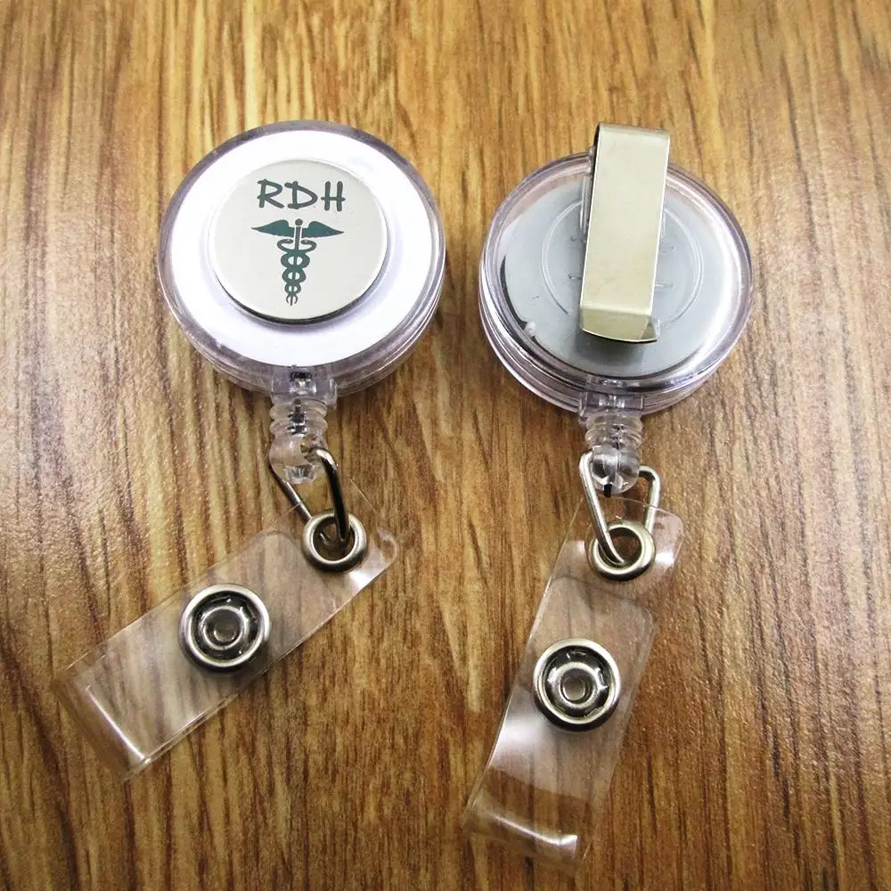 RDH ID Badge Reel for Docter Nurse Teacher Student retractable recoil id badge holder work fun
RDH ID Badge Reel for Docter Nurse Teacher Student retractable recoil id badge holder work fun