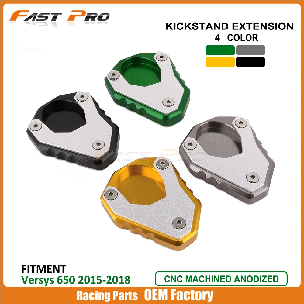 CNC Foot Side Stand Plate Pad Enlarger Extension Pad For KAWASAKI Versys 650 2015 2016 2017 2018 15 16 17 18
CNC Foot Side Stand Plate Pad Enlarger Extension Pad For KAWASAKI Versys 650 2015 2016 2017 2018 15 16 17 18