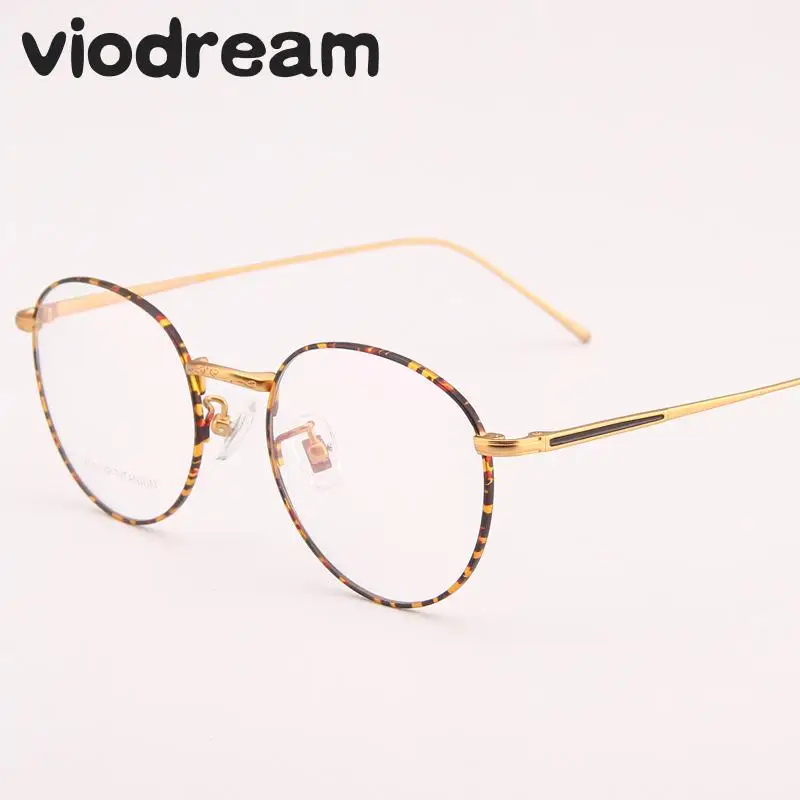 Viodream Pure Titanium Retro Ultra Light Myopia Female Glasses Frame Korean type Round Spectacle Frame Prescription Eyewear
Viodream Pure Titanium Retro Ultra Light Myopia Female Glasses Frame Korean type Round Spectacle Frame Prescription Eyewear