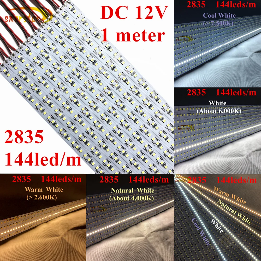 Smarstar 1 m 2835(3528) Hard Led Strip Bar Light DC 12 Volts 99cm 144 led Rigid LED Light Bar For Hotel Mall Decorative Lighting
Smarstar 1 m 2835(3528) Hard Led Strip Bar Light DC 12 Volts 99cm 144 led Rigid LED Light Bar For Hotel Mall Decorative Lighting