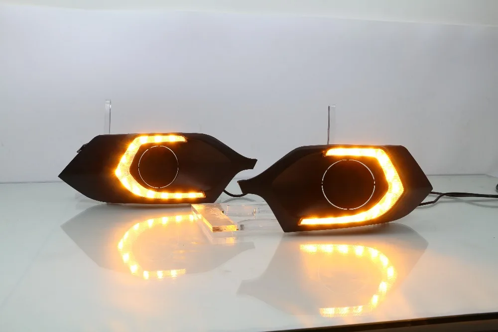 LED DRL daytime running light for Mitsubishi Pajero sport 2015-16, matt black cover, with yellow turn signals, top quality
LED DRL daytime running light for Mitsubishi Pajero sport 2015-16, matt black cover, with yellow turn signals, top quality