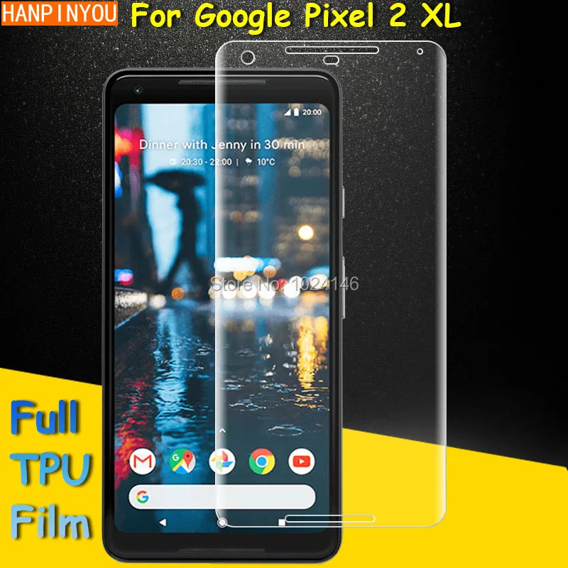 Full Coverage Clear Soft TPU Film Screen Protector For Google Pixel 2 XL 6.0", Cover Curved Parts (Not Tempered Glass)
Full Coverage Clear Soft TPU Film Screen Protector For Google Pixel 2 XL 6.0", Cover Curved Parts (Not Tempered Glass)