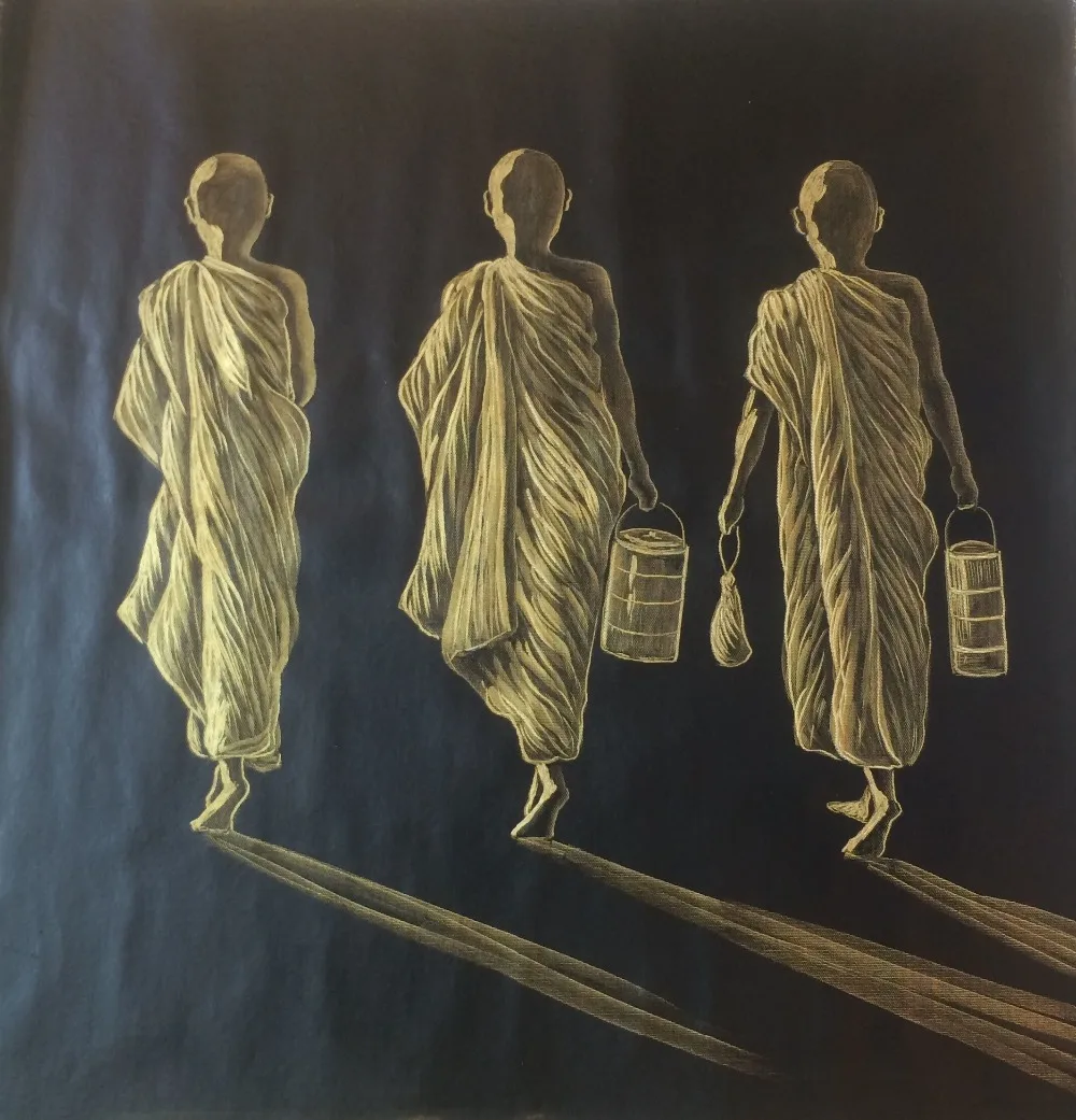 2015 New Sale Original High Quality Hand Painted Canvas Painting Palette Knife Net Shape Monk Wall Picture for Living Room
2015 New Sale Original High Quality Hand Painted Canvas Painting Palette Knife Net Shape Monk Wall Picture for Living Room
