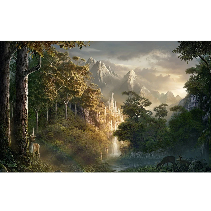 Full Round drill 5D DIY Diamond embroidery Landscape Mountain Deer Diamond Painting Cross Stitch Rhinestone Mosaic decoration
Full Round drill 5D DIY Diamond embroidery Landscape Mountain Deer Diamond Painting Cross Stitch Rhinestone Mosaic decoration