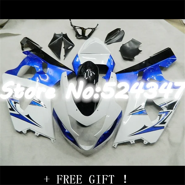 Nn-fairing for Motocycle white blue black GSXR 600 750 2004 2005 K4 GSXR600 GSXR750 04-05 R600 R750 K4 for Suzuki
Nn-fairing for Motocycle white blue black GSXR 600 750 2004 2005 K4 GSXR600 GSXR750 04-05 R600 R750 K4 for Suzuki