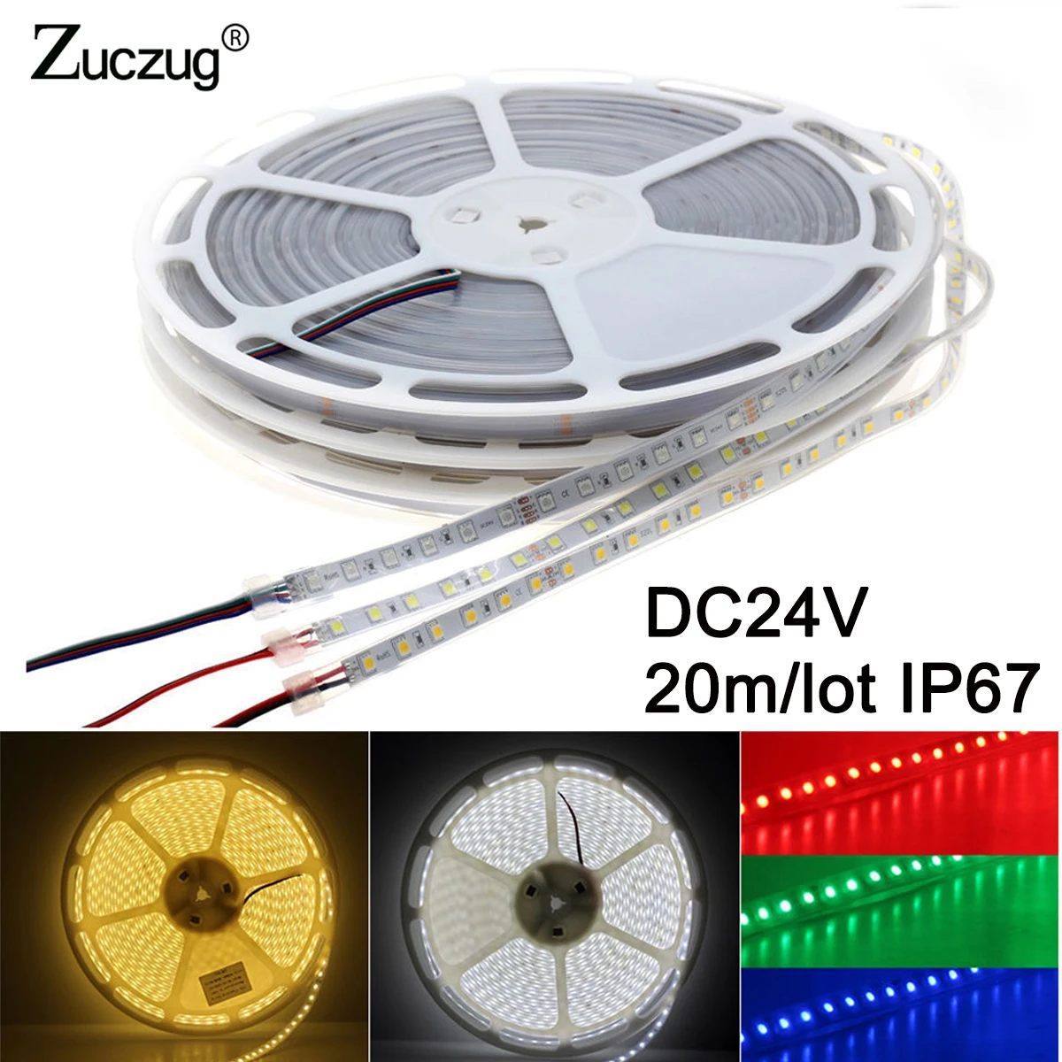 DC Led Strip 24V Light 20M 60Led/m Waterproof 5050 IP67 White Warm White RGB Tape 24V Led Strip Neon Lamp Flexible LedStrip
DC Led Strip 24V Light 20M 60Led/m Waterproof 5050 IP67 White Warm White RGB Tape 24V Led Strip Neon Lamp Flexible LedStrip