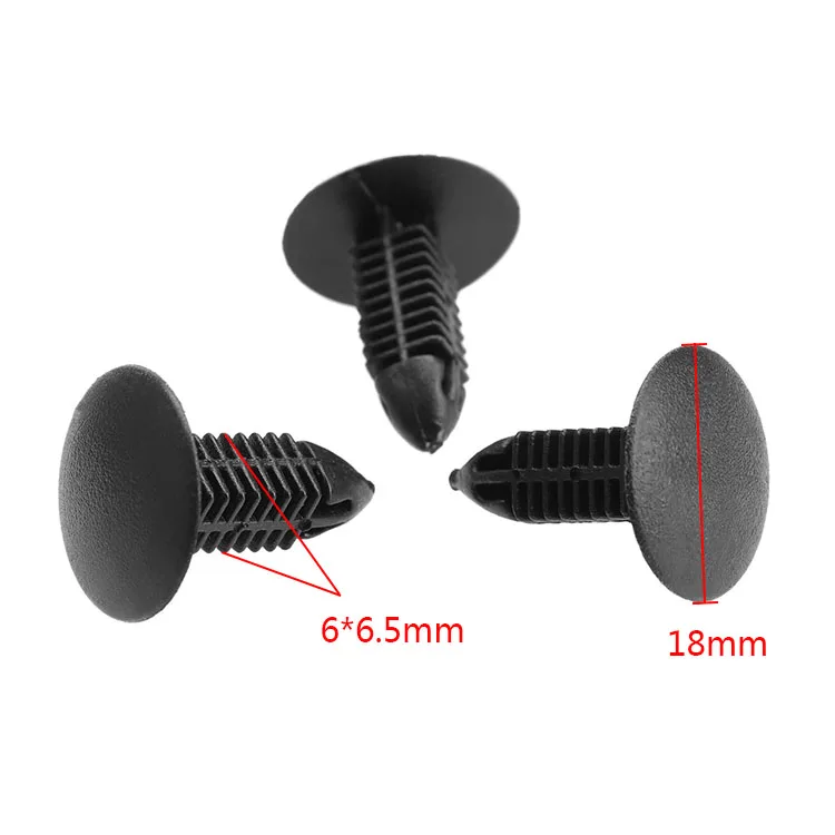 50Pcs 6*6.5mm Hole Car Door Trim Panel Clips Plastic Rivets Push Auto Fastener Retainers Car Care Bumper Fender Clips For Honda
50Pcs 6*6.5mm Hole Car Door Trim Panel Clips Plastic Rivets Push Auto Fastener Retainers Car Care Bumper Fender Clips For Honda