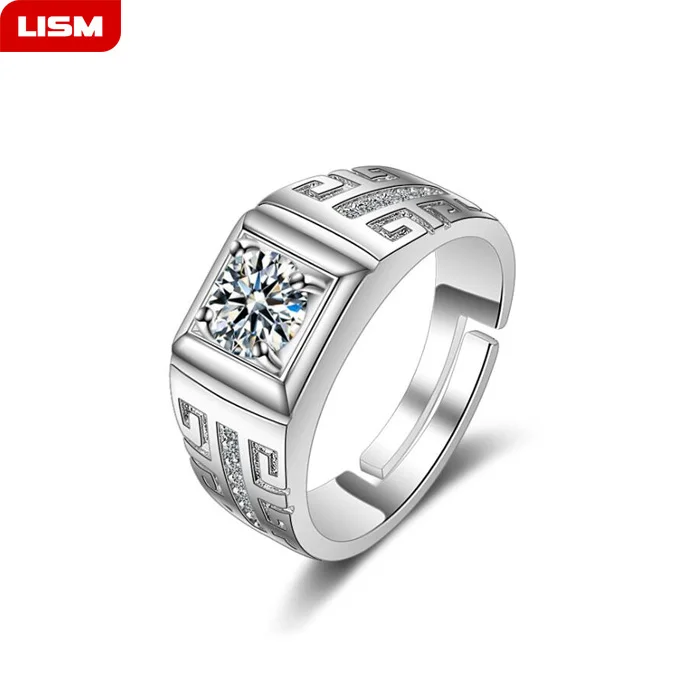 New Fashion Adjustable Classic Silver Plated Zircon Men Ring Black Enamel Male Finger Rings Best Selling
New Fashion Adjustable Classic Silver Plated Zircon Men Ring Black Enamel Male Finger Rings Best Selling
