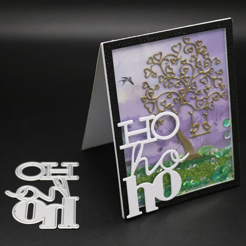 AZSG "HO" Letter Metal Cutting Dies for DIY Scrapbooking Photo Album Decoretive DIY Paper Card Embossing Stencial
AZSG "HO" Letter Metal Cutting Dies for DIY Scrapbooking Photo Album Decoretive DIY Paper Card Embossing Stencial