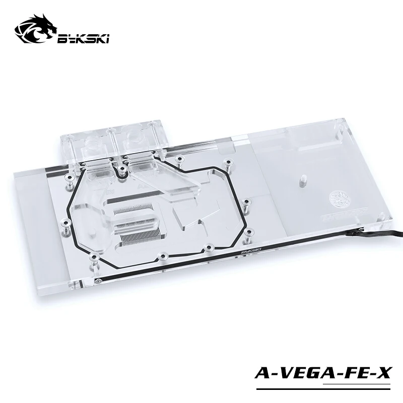 Водный блок BYKSKI для AMD/MSI/GIGABYTE/SAPPHIRE/XFX Radeon RX Vega 56/64 absence Edition/полноразмерный