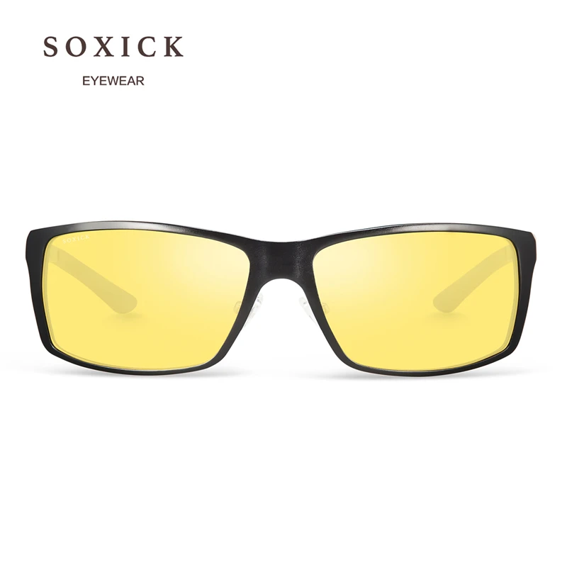 SOXICK брендовые солнцезащитные очки с поляризационными линзами в ночной версии