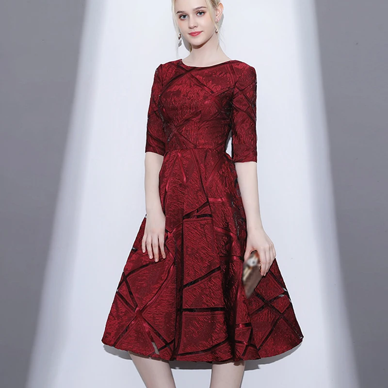 Robe De Fille A Line Half Sleeves Zipper Back Wine Red Bridesmaid Dresses New Satin Prom Dresses Party Gowns
Robe De Fille A Line Half Sleeves Zipper Back Wine Red Bridesmaid Dresses New Satin Prom Dresses Party Gowns