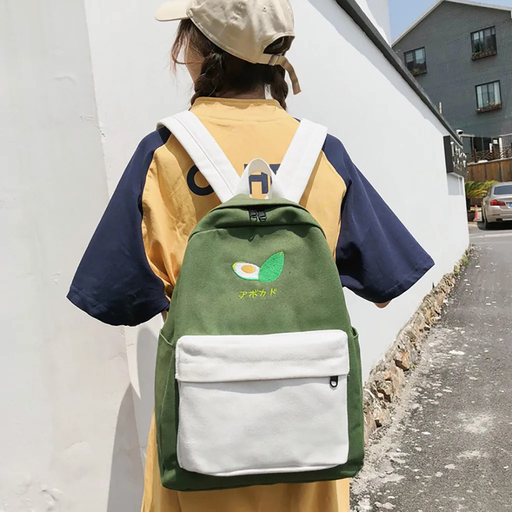 Preppy Style Soft Fashion Women Solid Color Canvas Capacity Student Backpack Travel Couple Bag For Teenage School Bag
Preppy Style Soft Fashion Women Solid Color Canvas Capacity Student Backpack Travel Couple Bag For Teenage School Bag