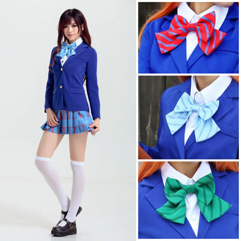 Галстук бабочка Love Live Kousaka Honoka Minami kotory Ayase Eli Tojo Nozomi Nishikino Maki школьная форма