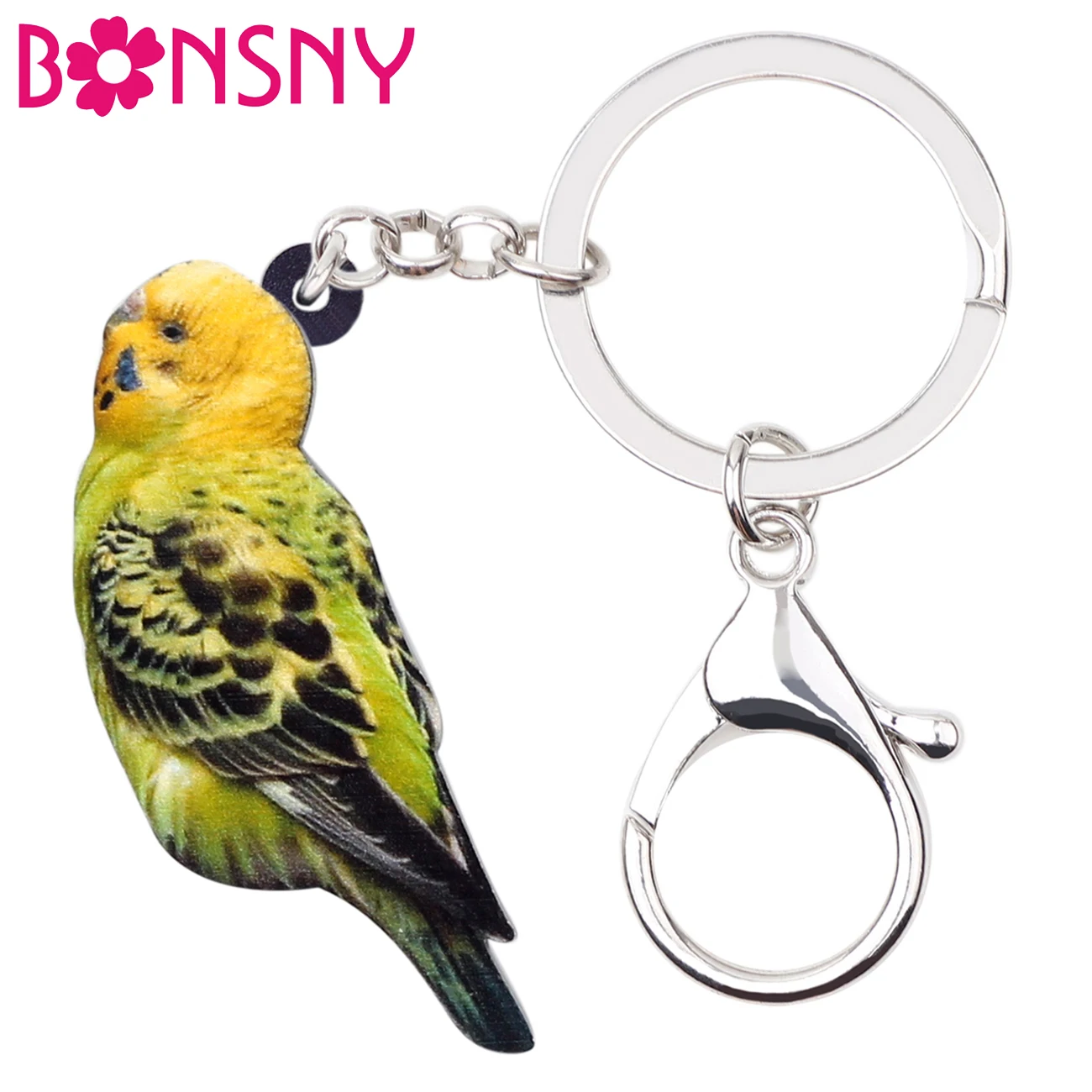 Bonsny Acrylic Cute Budgerigar Parrot Bird Key Chain Keychains Rings Animal Jewelry For Women Girls Bag Car Charms Pendant Party
Bonsny Acrylic Cute Budgerigar Parrot Bird Key Chain Keychains Rings Animal Jewelry For Women Girls Bag Car Charms Pendant Party