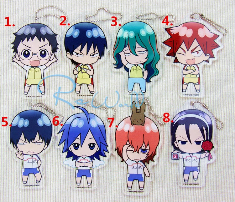 Аниме Onoda sakamichi Imaizumi Shunsuke Naruko Shokichi Makishima с педалью Yowamushi акриловый брелок|japanese