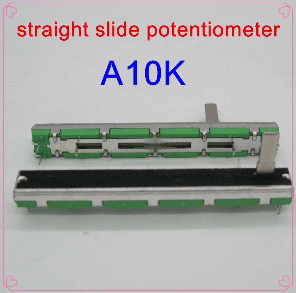 10PCS/LOTOriginal Behringer Soundcraft 7.5 cm 75MM A10KX2 double straight slide potentiometer A10K
10PCS/LOTOriginal Behringer Soundcraft 7.5 cm 75MM A10KX2 double straight slide potentiometer A10K