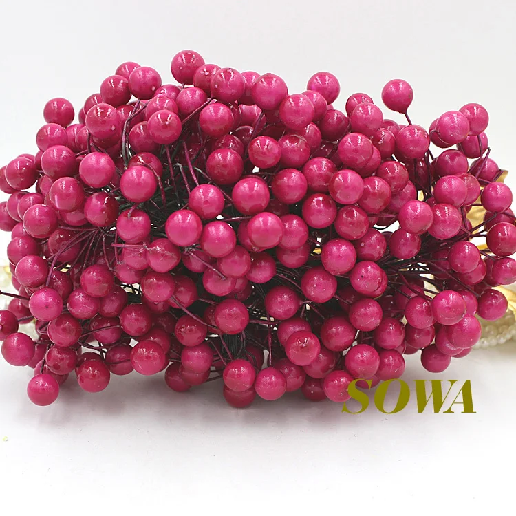 High Quality 200 heads Rose Color Size 10mm High Simulation Pearl Pomegranate Double Heads Strong Stem Pearl Fruit Stamen
High Quality 200 heads Rose Color Size 10mm High Simulation Pearl Pomegranate Double Heads Strong Stem Pearl Fruit Stamen