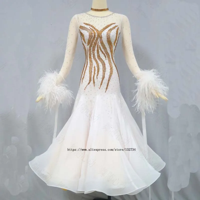 White Feather Modern Waltz Tango of 2019 Ballroom Standard Ballroom Dress, Girls and Women ballroom Dancewear Custom-made Size
White Feather Modern Waltz Tango of 2019 Ballroom Standard Ballroom Dress, Girls and Women ballroom Dancewear Custom-made Size